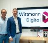 Foto mit den beiden Geschäftsführern von Wittmann Digital