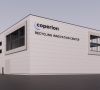 3D-Modell des neuen Coperion Recycling Innovation Center